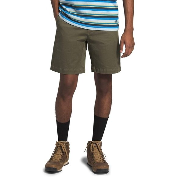THE NORTH FACE Men's Casual Motion Short, Burnt Olive Green, 33 Regular - Picture 1 of 9
